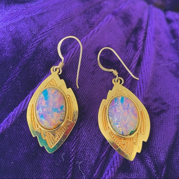 Stamas Opalite Artisan Earrings - Picture 7 of 15